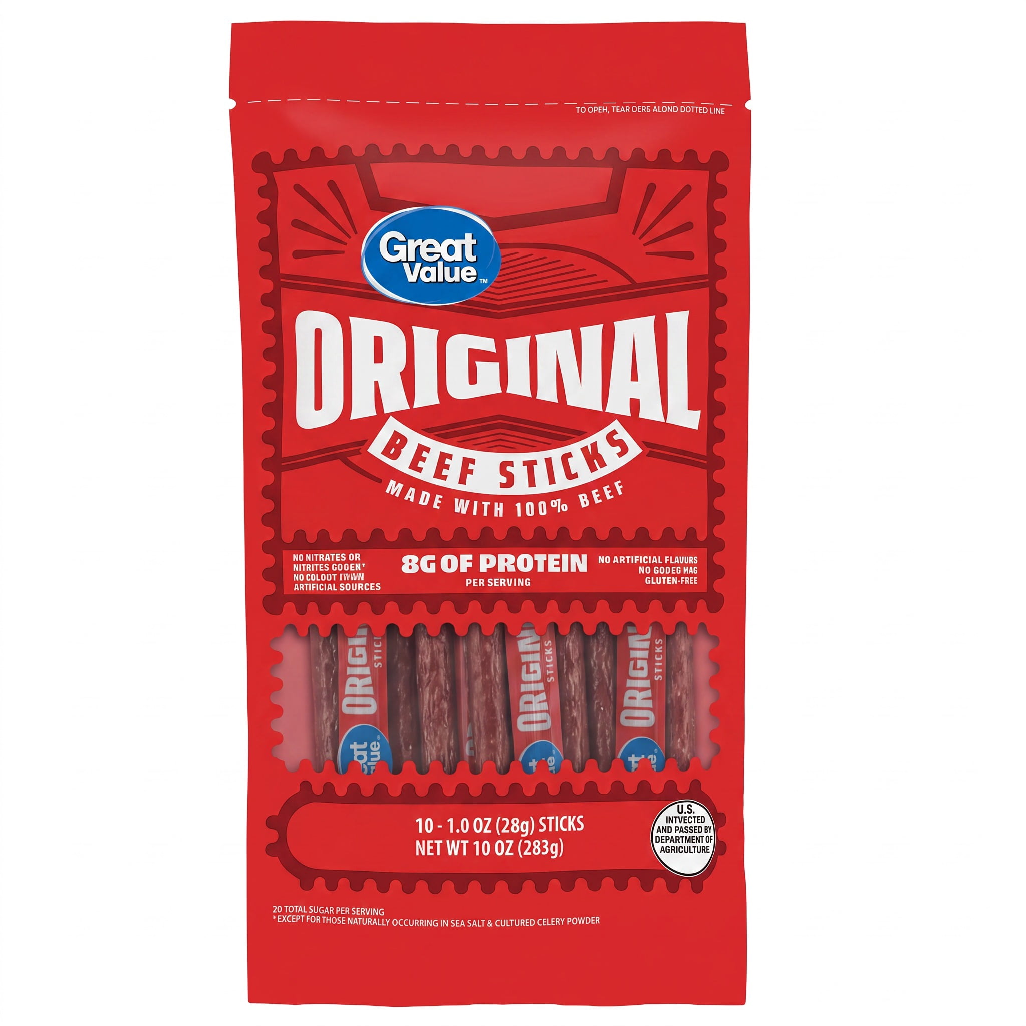 Jack Link's x MrBeast Teriyaki Beef Sticks, 9.20 Ounce, 10 count
