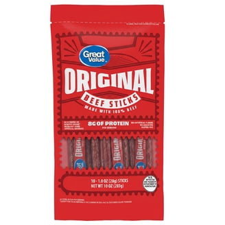 Jack Link's x MrBeast Original Beef Sticks, 9.2 Ounce, 10 pack of