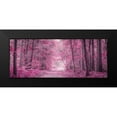 thumbnail image 2 of Frank, Assaf 24x12 Black Modern Framed Museum Art Print Titled - Pathway through Autumn forest, 2 of 5