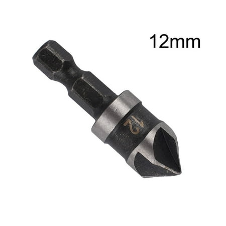 

Chamfer 12 16 19mm 5 Flute Cutter Countersink Drill Bits Woodworking Drilling