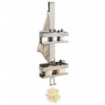 thumbnail image 3 of vidaXL Hanging Shower Caddy Brushed 304 Stainless Steel, 3 of 8