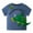 Z1 Blue, variant on Trolimons Toddler Dinosaur Short Sleeve Crew Neck T-Shirt, Kids Clothes (6-7T)