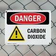 thumbnail image 5 of (2 Pack) Carbon Dioxide OSHA Danger Sign 14 Inch X 10 Inch Plastic Sign, Weather Resistant, UV Protected for Workplace, Business, and Construction Site, Made in the USA, 5 of 8