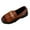 Brown, variant on Wensltd Thick Soled Loafers for Women Versatile Solid Color Spring and Fall Casual Metal Chain Loafers Brown