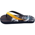 thumbnail image 2 of Norty Men's Casual Beach Pool Everyday Flip Flop Thong Sandal Shoe 40655-9D(M)US (Blue/Yellow), 2 of 7