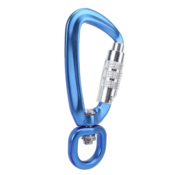 Carabiner Heavy Duty, Hanging Hooks Heavy Duty Heat-Resistant Wear-Resistant For Hammocks For Outdoor Hooks For Pet Traction Accessories Blue