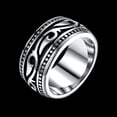 thumbnail image 7 of Men's Stainless Steel Finger Rings Wide Band Ring Silver US Size 11(20.6mm) diy, 7 of 7