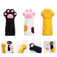 thumbnail image 3 of 6pcs Cat Paw Modeling Tweezers Covers Protective Scissors Covers Silicone Covers, 3 of 9