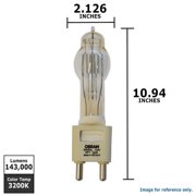 OSRAM DPY 5000w 120v G38 base 3200k Halogen Light Bulb