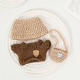 thumbnail image 5 of 17cm Doll Clothes Set, 3 Pieces Sweater Doll Costumes and Accessories, Outfits Include Hat & Sweaters& Bag, NO Doll, 5 of 5