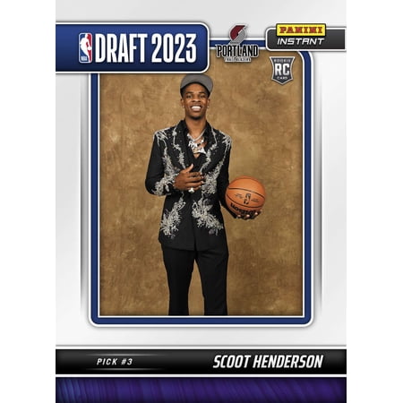 NBA 2023-24 Instant Draft Night Basketball Scoot Henderson #3 (Rookie, Pick #3)