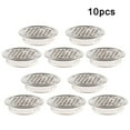 thumbnail image 1 of 10X Cache-Grille Rond en Métal pour Armoire et Placard Ventilation Maison, 1 of 9