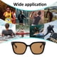 thumbnail image 5 of Las gafas de sol cuadradas con cadena y montura grande forman las gafas de sol de tendencia de tiro callejero, hechas de PC, 5 of 5
