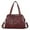 Red, variant on Kbndieu Tote Bag for Women Ladies Large Capacity Handbag Soft Leather Woman Messenger Bags Purses Crossbody on Clearance
