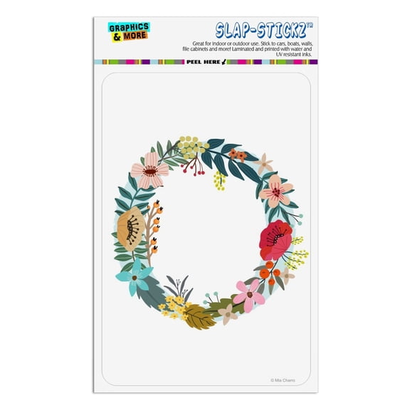 Letter O Floral Monogram Initial Home Business Office Sign