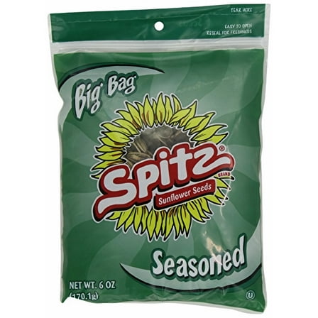 Spitz Seasoned Sunflower Seeds 6 oz (Pack of 10)