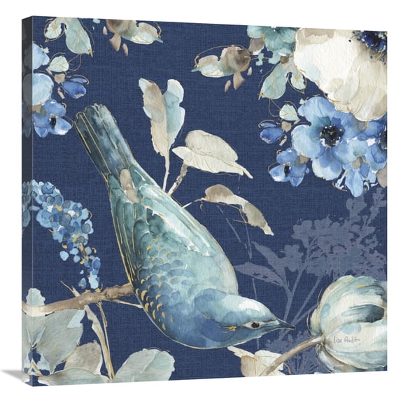 Global Gallery's 'Indigold XXIV' By Lisa Audit Stretched Canvas Wall Art