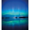 thumbnail image 3 of Ambesonne Nature Duvet Cover Set, Sky Scenery Lake, 2-Calking, Violet Blue, 3 of 7
