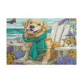 thumbnail image 6 of Qxltty Golden Retrievers Leather Drying Mat for Kitchen Countertops Coffee Mats Hide Stain Quickly Absorbs Water Tableware Decor, 6 of 6