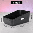 thumbnail image 4 of Black Small Cat Litter Box For Cats Under 8 Lbs, Modern Minimalist Design, 4 of 7