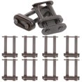 thumbnail image 1 of UPOUART 10Set Steel Chain Connecting Link Double Rows Joint Design for Bicycle Chain 0.98X0.71X0.31in, 1 of 7