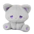 thumbnail image 3 of Juguete sentado, lindo animal de peluche, almohada coleccionable, decoración para habitación de niños, animal Gris y violeta, 3 of 9