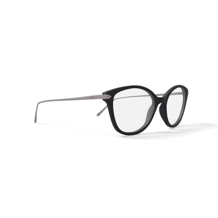 Karun Women's Hail Cat Eye Prescription Eyeglasses with Case, Black