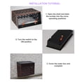 thumbnail image 6 of Solar Lights Outdoor Led Wall Lamp 2 Pack Waterproof Garden Decor for Patio Yard Fence, 6 of 9