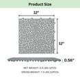 thumbnail image 2 of Miniyam 60 Pcs Interlocking Deck Tiles, 12*12 inch, Plastic, Weight Capacity Up to 440 LBS, Light Gray, 2 of 7