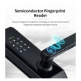 thumbnail image 4 of WiFi Fingerprint Password Smart Door Lock with Handle APP RFID Multiple Unlocking ,Keyless Entry Design, 4 of 6