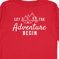 thumbnail image 4 of Inktastic Let The Adventure Begin with Camping Tent and Mountains Boys or Girls Long Sleeve Toddler T-Shirt, 4 of 5