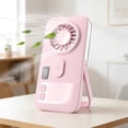 thumbnail image 4 of Aufmer Ultra Thin Handheld Portable Spray Cooling Fan Compact Light Body Low Power Design For Student Office Desktop Summer Daily Cooling Usage(with 1×Cable), 4 of 5