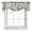Teal Blue, variant on Tie Up Valances for Windows, Teal Beach Coastal Adjustable Valance Curtains Window Treatment for Living Room, Summer Nautical Coral Shell Botanical Vintage Rod Pocket Kitchen Curtains 42x12 Inch