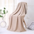thumbnail image 6 of Bath Towel, Microfiber Bath Towel, Quick Dry Absorbent Shower Towel, Soft Lightweight Towel for Bathroom Travel Swimming, Large Plush Bath Sheet, Beige, AKLJWH, 6 of 6