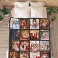 thumbnail image 3 of AISENIN Custom Photo Collage Blanket Customized Bed Blanket with Pictures AND Text for Mom Dad Personalized Throw Blanket for Christmas Memorial Gifts, 3 of 5