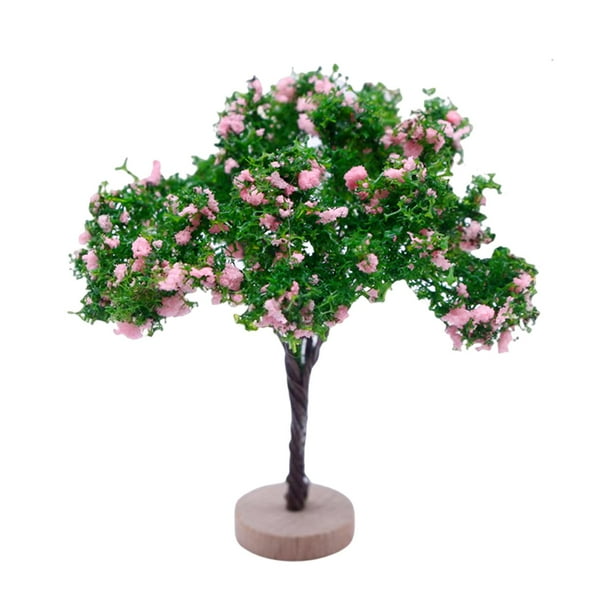 Árboles modelo DIY Accesorios para casa de muñecas Jardín de hadas en miniatura Árbol para la vida 75 cm x 7 cm
