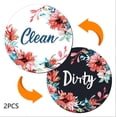 thumbnail image 1 of BUYISI Dishwasher Stickers Double-Sided Magnetic Refrigerator Decorative Stickers 2Pcs Dwct005, 1 of 7
