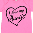 thumbnail image 4 of Inktastic I Love My Auntie in Black Chalk Heart Boys or Girls Baby Bodysuit, 4 of 5