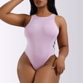 thumbnail image 2 of Vente de Liquidation 2025 Lingerie Grande Taille pour Femmes pour Décontracté, Shapewear pour Femmes Grande Taille Débardeur Sans Couture Col Rond Sans Manches Justaucorps String, sous-Vêtements Confortables pour Femmes, 2 of 6