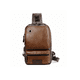 thumbnail image 3 of Bandolera De Cuero De Los Hombres Crossbody Bolso De Hombro Xtellar cafe, 3 of 3