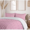 thumbnail image 5 of Ambesonne Pink Damask Duvet Cover Set, Abstract Curvy Romantic, 2-Calking, Pale Pink Pale Eggshell, 5 of 6