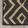 thumbnail image 4 of nuLOOM Sammi Geometric Trellis Indoor/Outdoor Area Rug, 4' x 6', Sammi Charcoal, 4 of 7