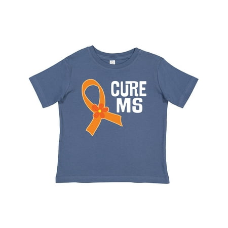 

Inktastic Multiple Sclerosis Cure MS Orange Ribbon Gift Baby Girl T-Shirt