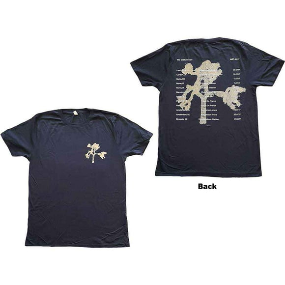 U2 Unisex T-Shirt Joshua Tree Photo (Ex-Tour & Back Print)