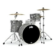 PDP PDCM24RKSP Concept Maple Rock Drum Set, Satin Pewter - 3 Piece