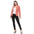thumbnail image 4 of Women's Casual Long Sleeves Office Workwear Solid Blazer Jacket S-3XL, 4 of 4