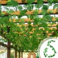 thumbnail image 6 of TFYZYY Plastic Simulation Grape Leaves Green Vines 220cm Long Decorative Faux Foliage for Home Decor, Holiday Decor, Garden Decoration, 6 of 6