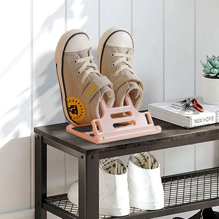 Folding Shoe Rack for Kids Multifunctional Plastic Hanging Shoe