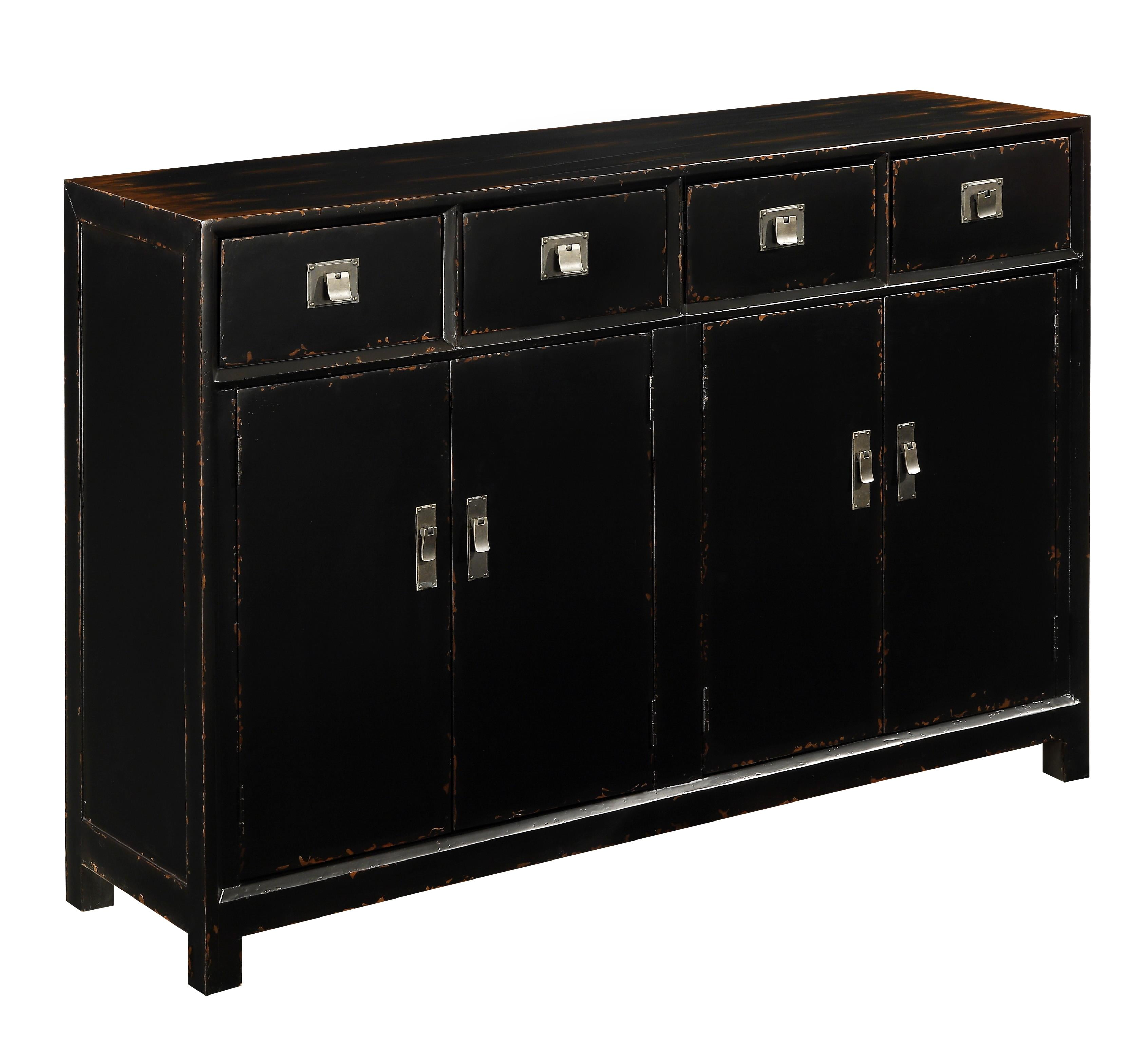 Four Drawer Four Door Credenza
