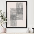 thumbnail image 3 of Designart Minimal Geometric Compostions Of Elementary Forms XIX FLOAT FRAME WALL ART, 3 of 4